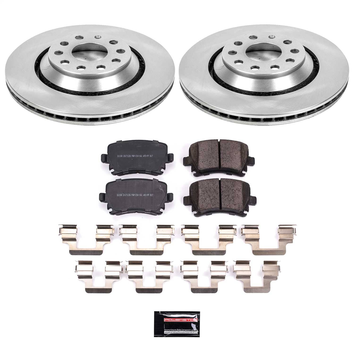 Power Stop - KOE4628 - Rear - Disc Brake Pad and Rotor Kit