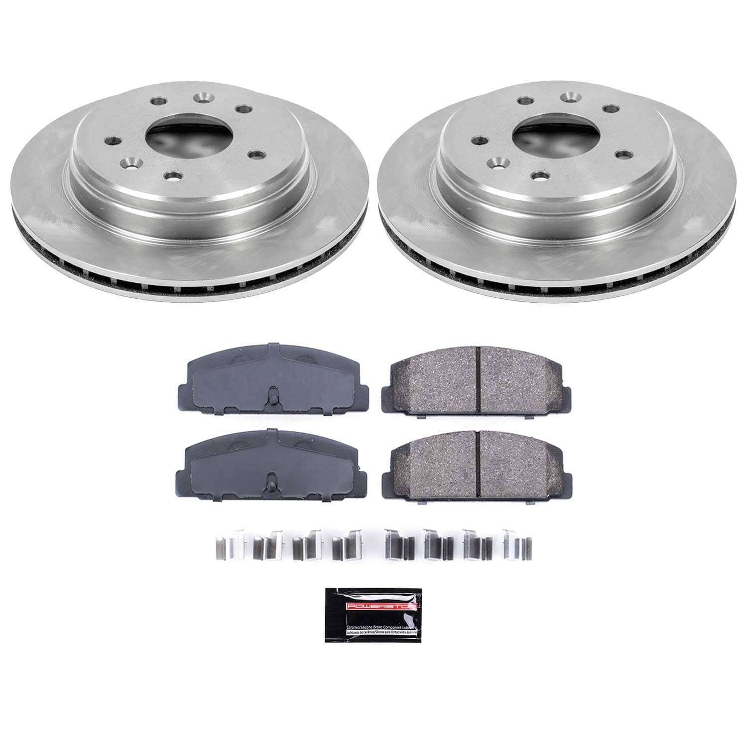 Power Stop - KOE472 - Rear - Disc Brake Pad and Rotor Kit