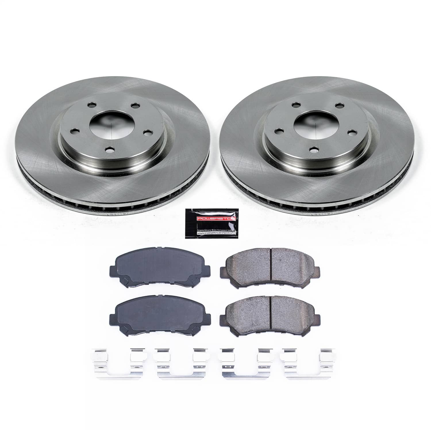 Power Stop - KOE4724 - Front - Disc Brake Pad and Rotor Kit