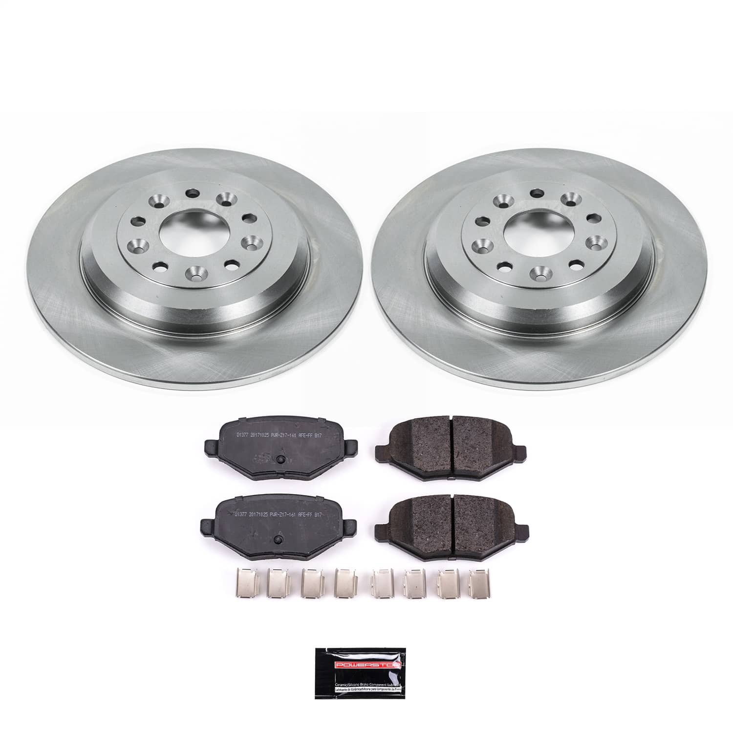 Power Stop - KOE4744 - Rear - Disc Brake Pad and Rotor Kit