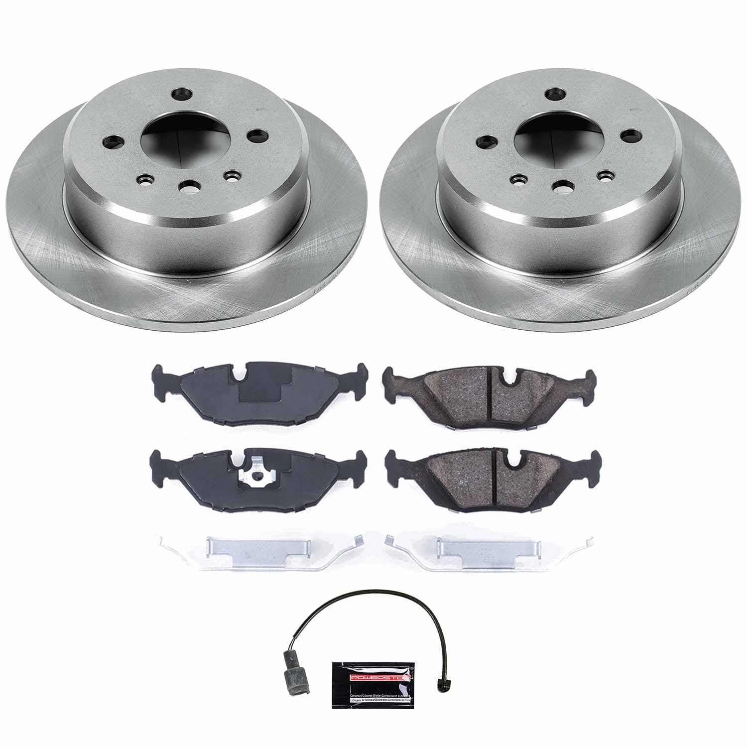 Power Stop - KOE4804 - Rear - Disc Brake Pad and Rotor Kit