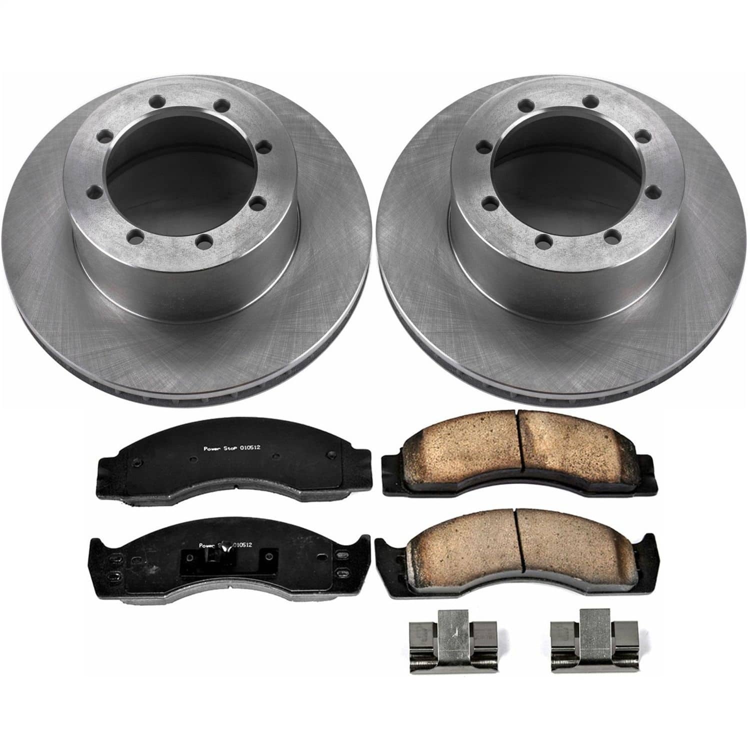 Power Stop - KOE4912 - Rear - Disc Brake Pad and Rotor Kit