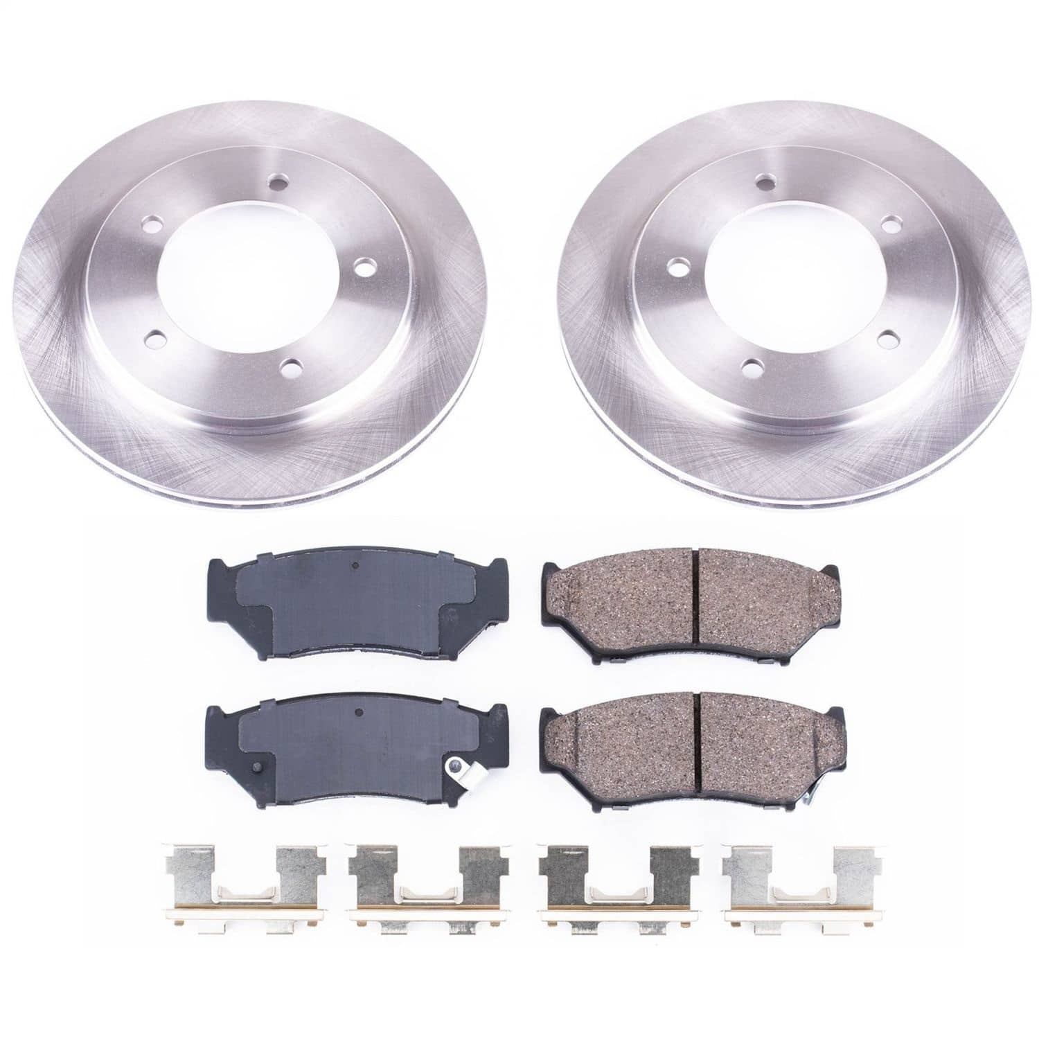 Power Stop - KOE5014 - Front - Disc Brake Pad and Rotor Kit