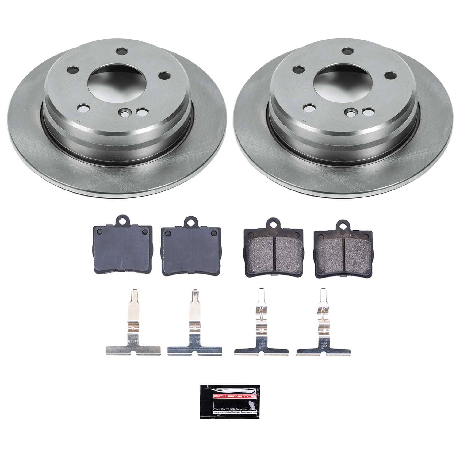 Power Stop - KOE5167 - Rear - Disc Brake Pad and Rotor Kit