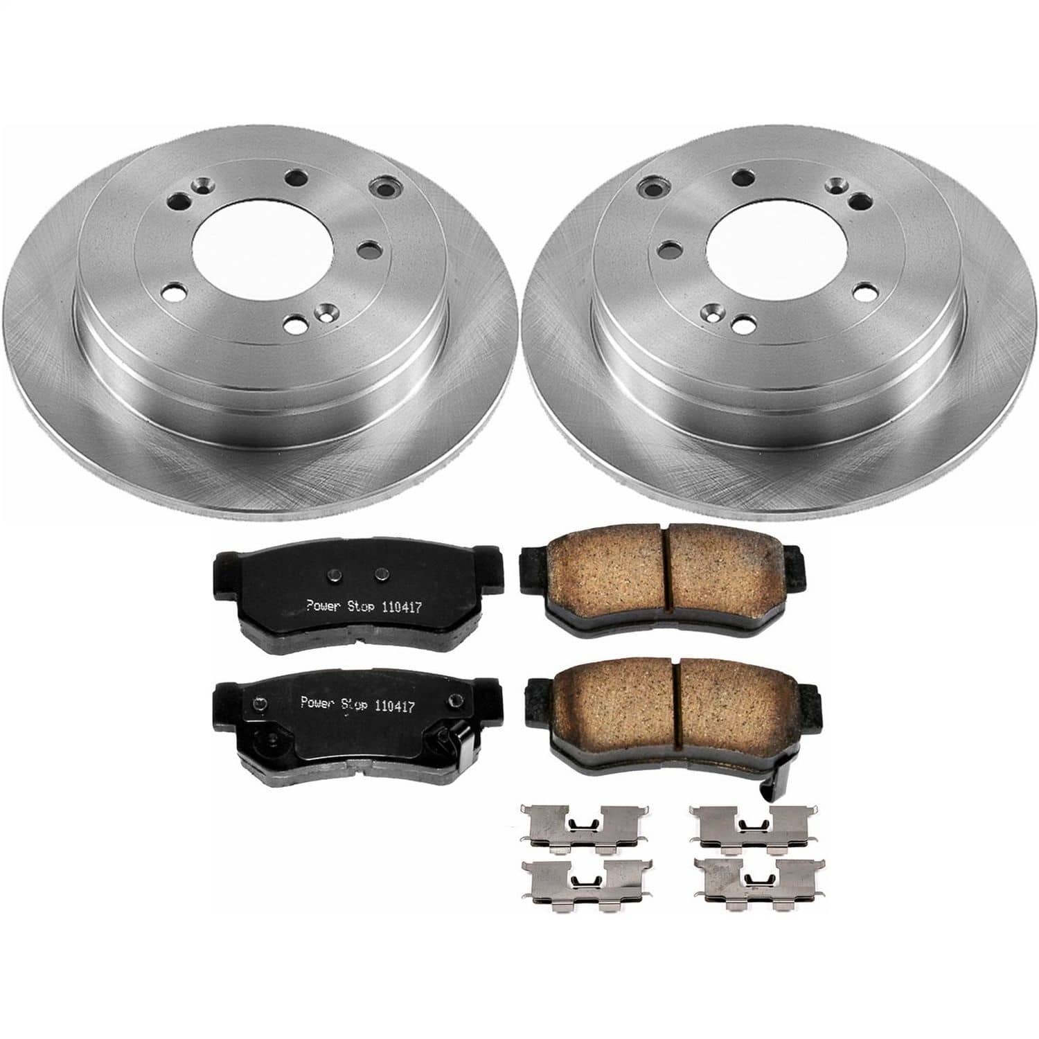 Power Stop - KOE5209 - Rear - Disc Brake Pad and Rotor Kit