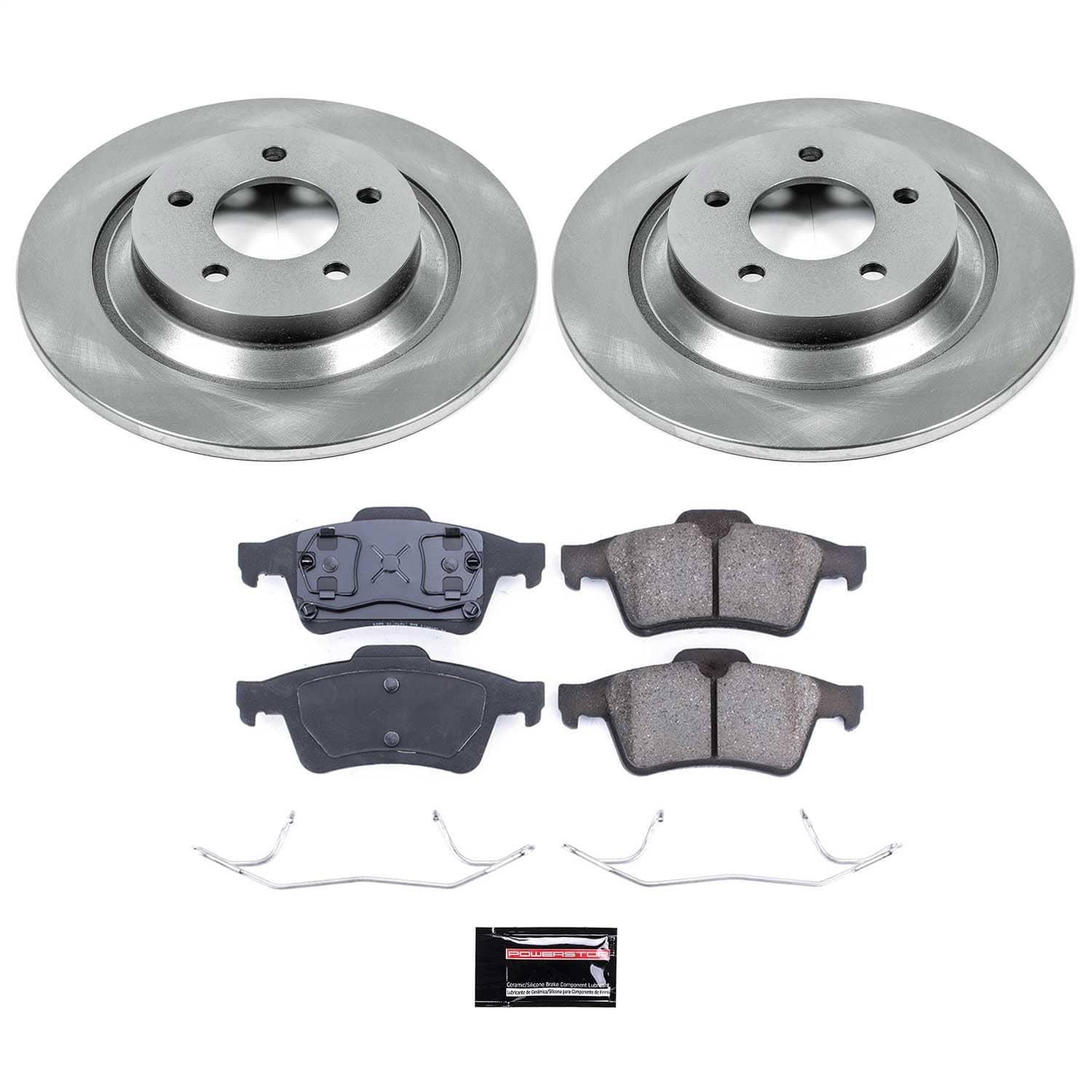 Power Stop - KOE5310 - Rear - Disc Brake Pad and Rotor Kit