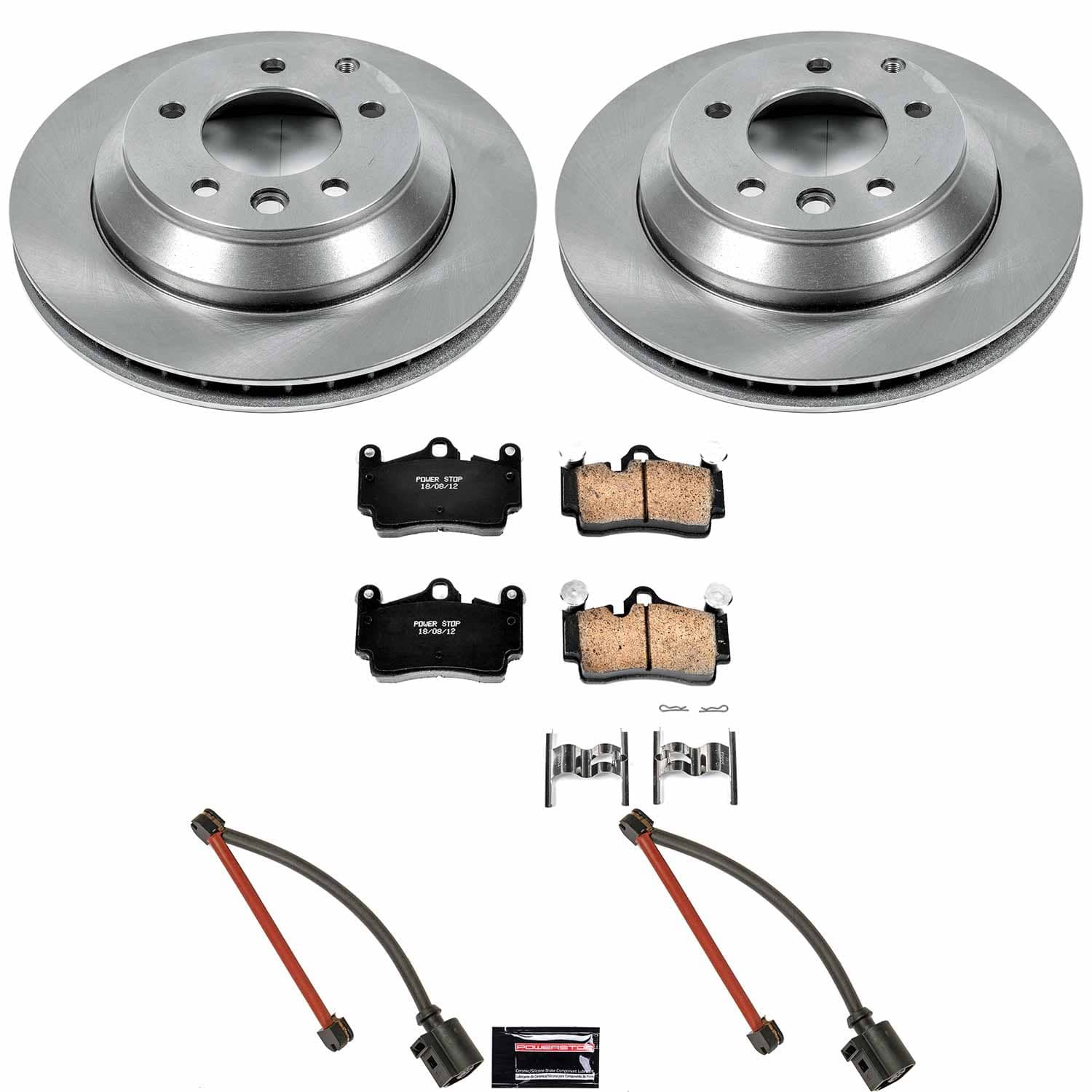 Power Stop - KOE5312 - Rear - Disc Brake Pad and Rotor Kit