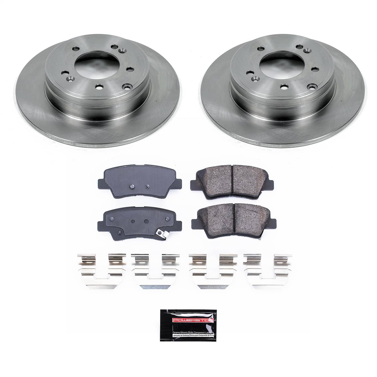 Power Stop - KOE5381 - Rear - Disc Brake Pad and Rotor Kit