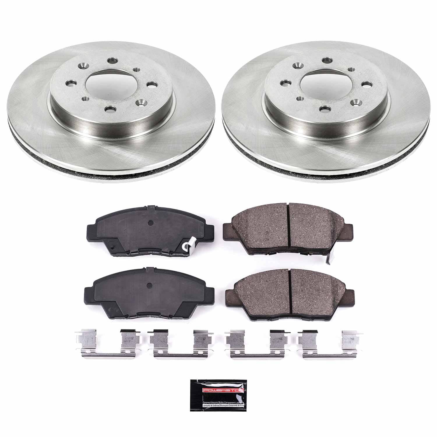 Power Stop - KOE5382 - Front - Disc Brake Pad and Rotor Kit