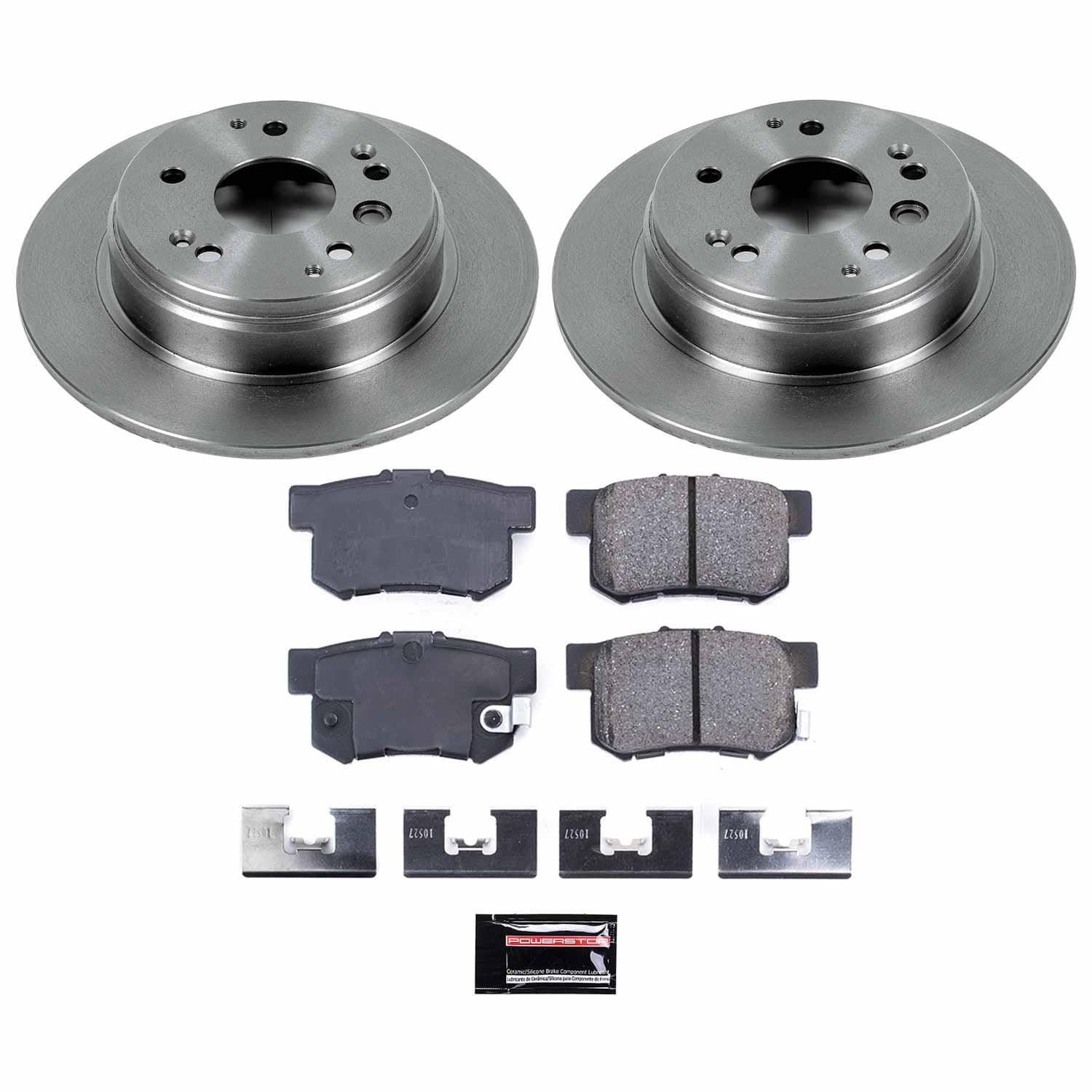 Power Stop - KOE5399 - Rear - Disc Brake Pad and Rotor Kit