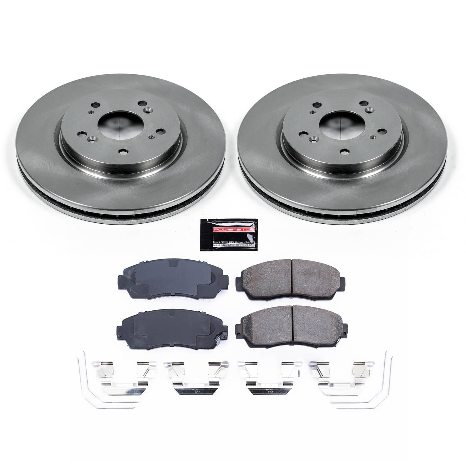 Power Stop - KOE5432 - Front - Disc Brake Pad and Rotor Kit