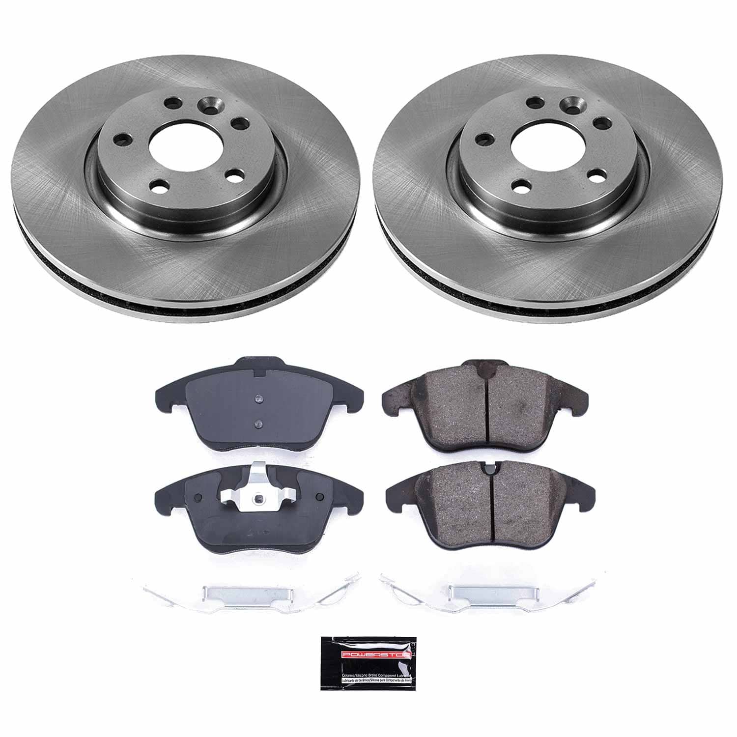 Power Stop - KOE5608 - Front - Disc Brake Pad and Rotor Kit