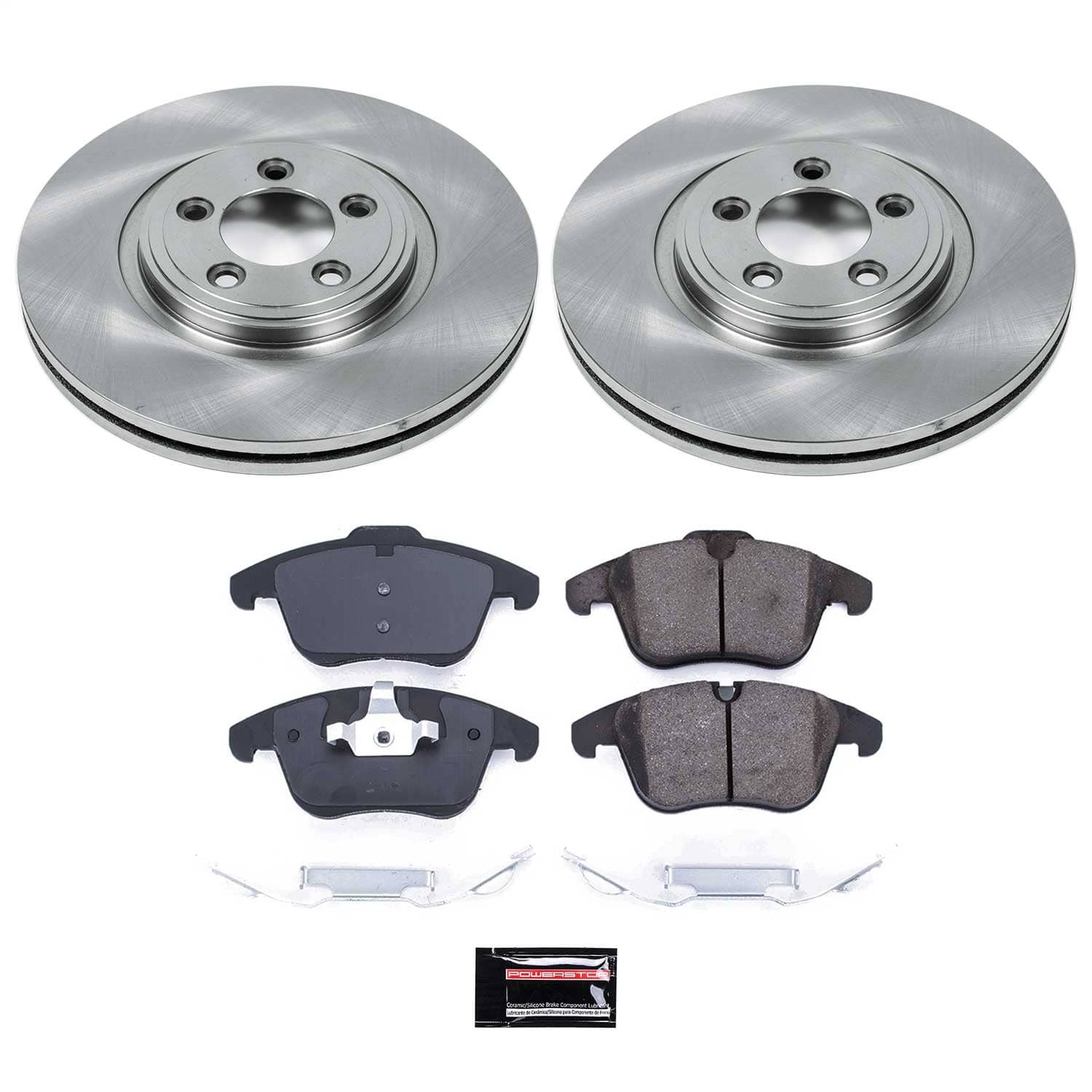 Power Stop - KOE5636 - Front - Disc Brake Pad and Rotor Kit