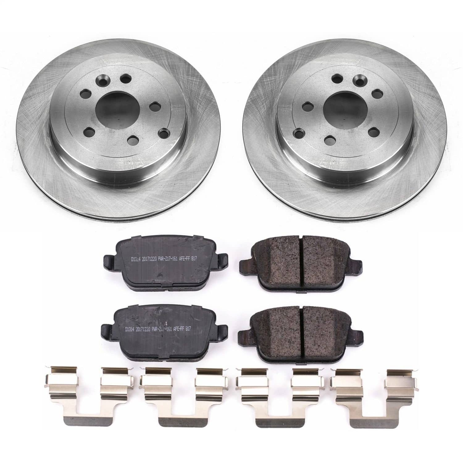 Power Stop - KOE5653 - Rear - Disc Brake Pad and Rotor Kit