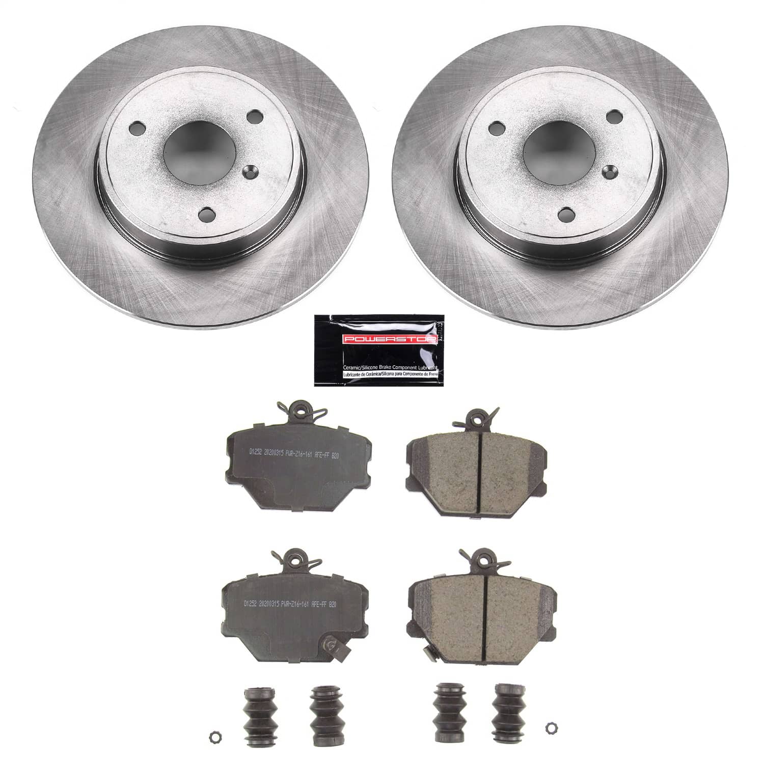 Power Stop - KOE5695 - Front - Disc Brake Pad and Rotor Kit