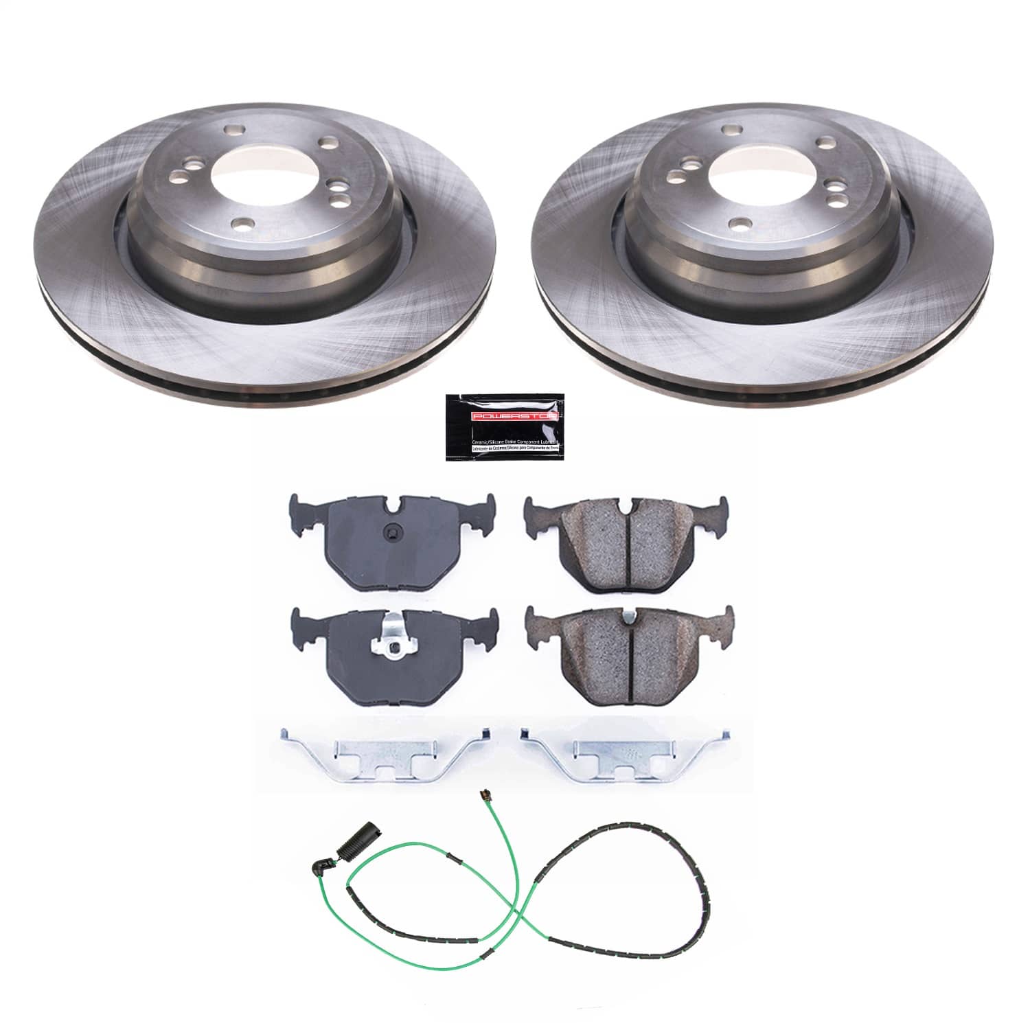 Power Stop - KOE5732 - Rear - Disc Brake Pad and Rotor Kit