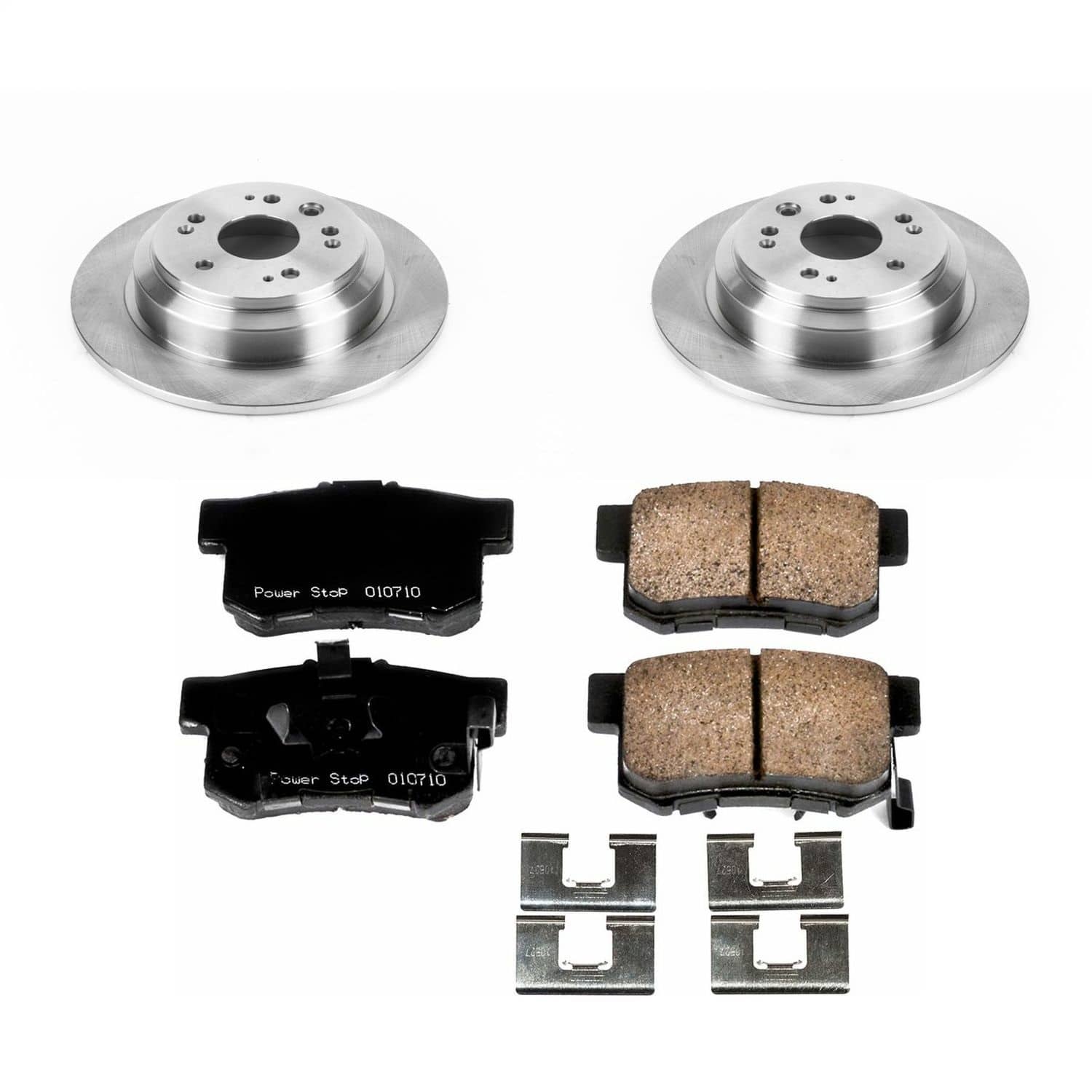 Power Stop - KOE5859 - Rear - Disc Brake Pad and Rotor Kit