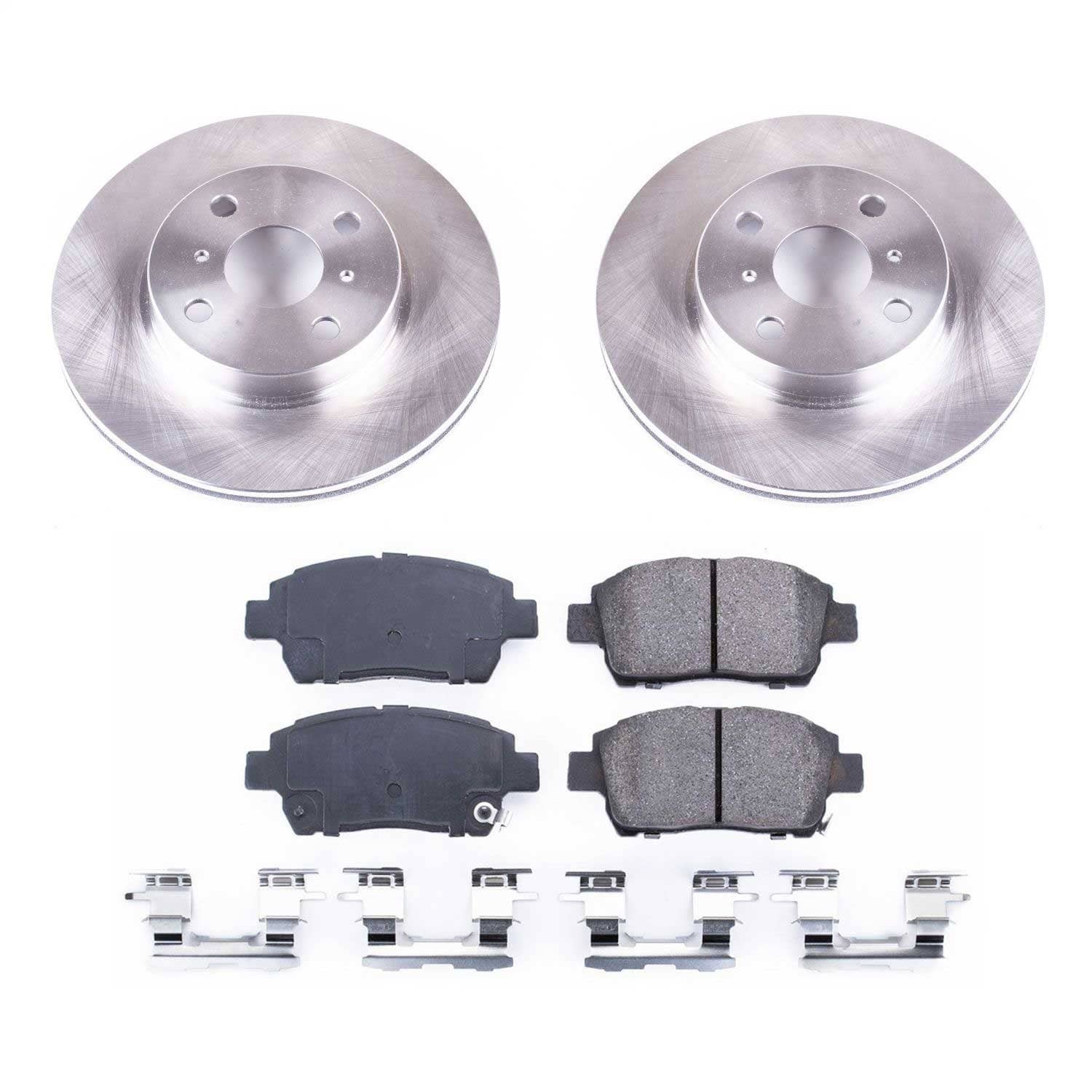 Power Stop - KOE6098 - Front - Disc Brake Pad and Rotor Kit