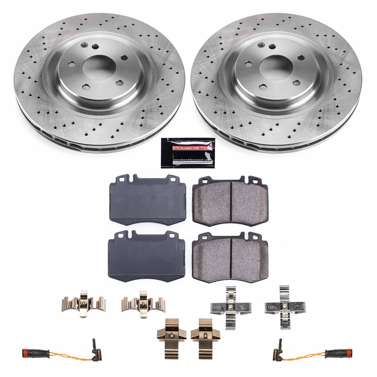Power Stop - KOE6205 - Front - Disc Brake Pad and Rotor Kit