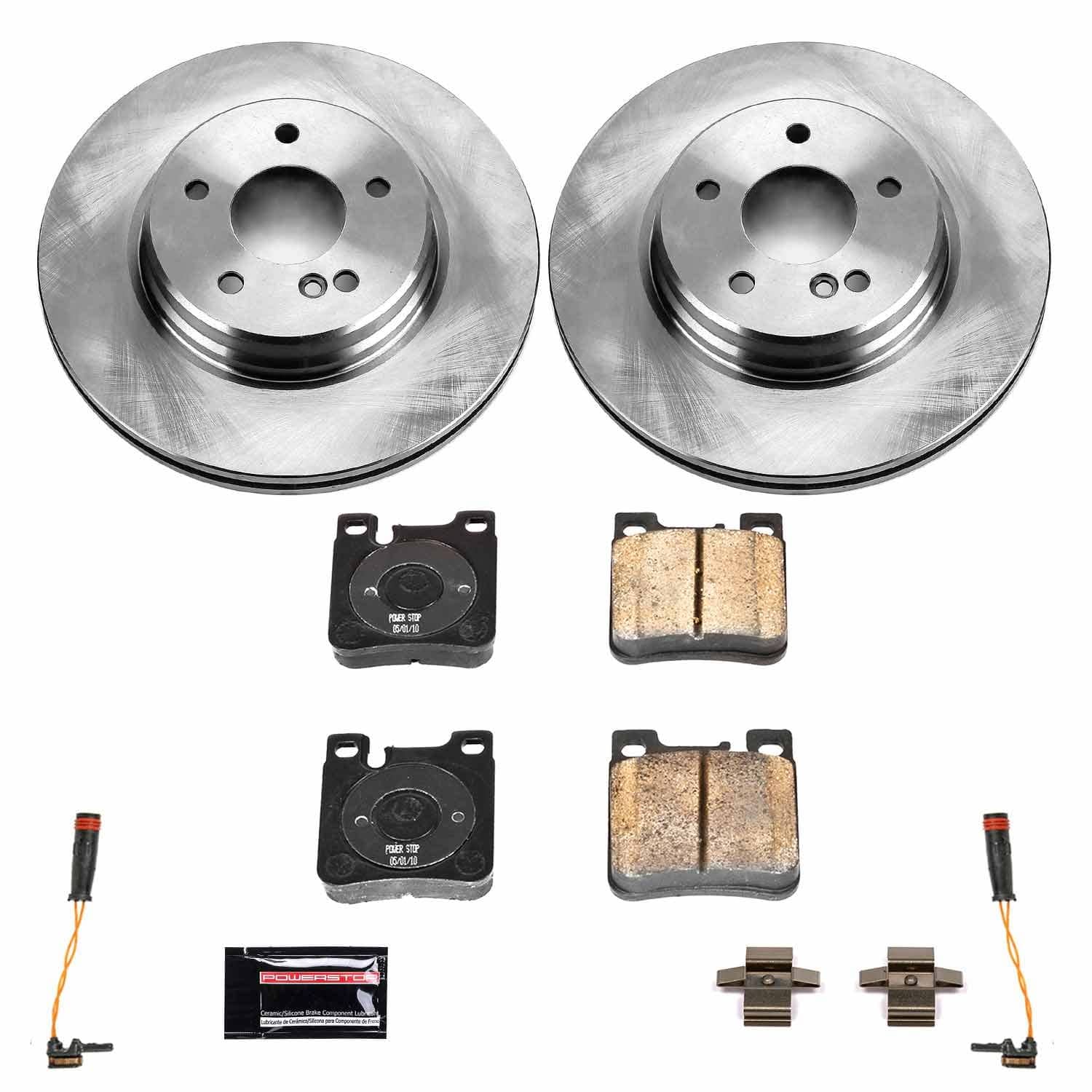 Power Stop - KOE6226 - Rear - Disc Brake Pad and Rotor Kit