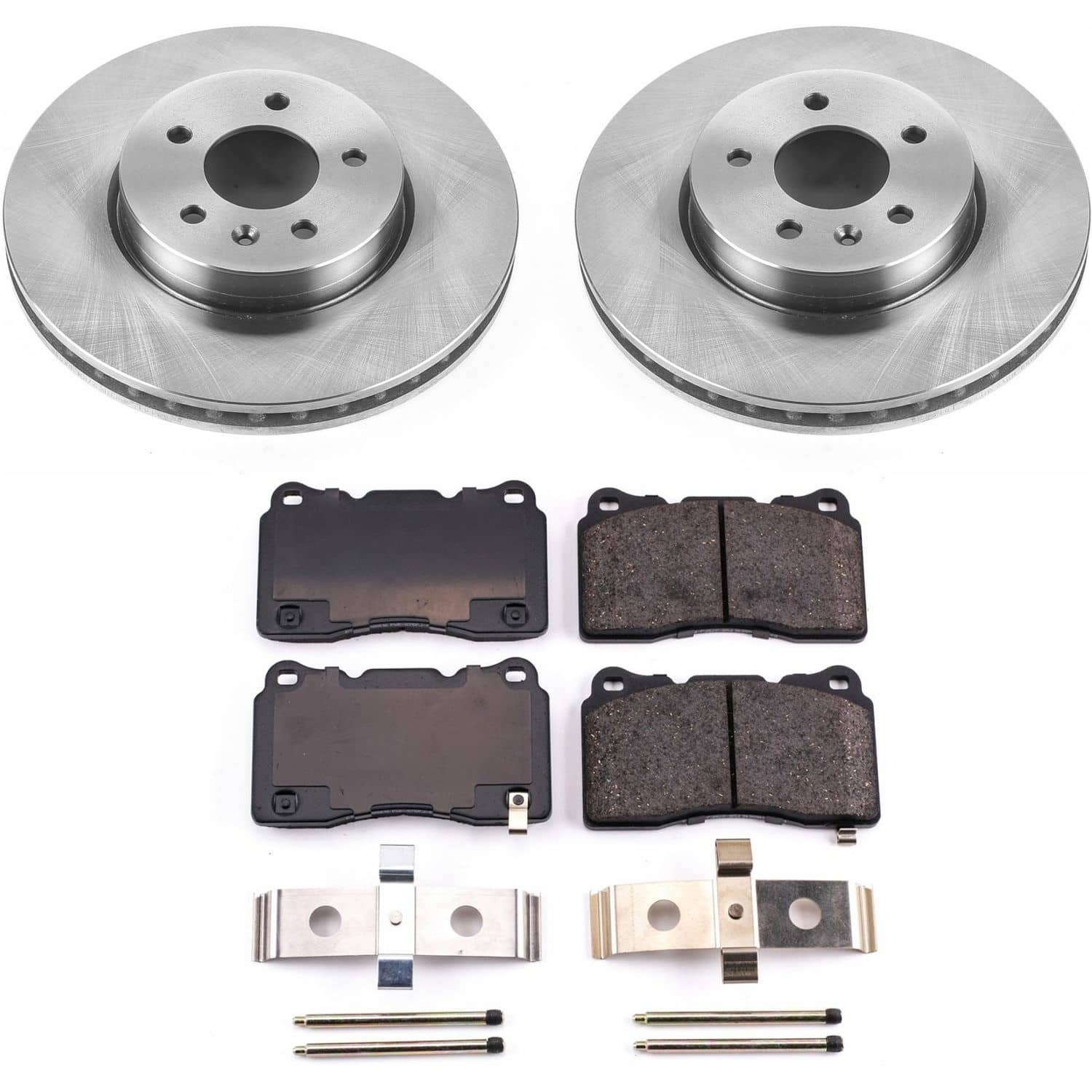 Power Stop - KOE6389 - Front - Disc Brake Pad and Rotor Kit