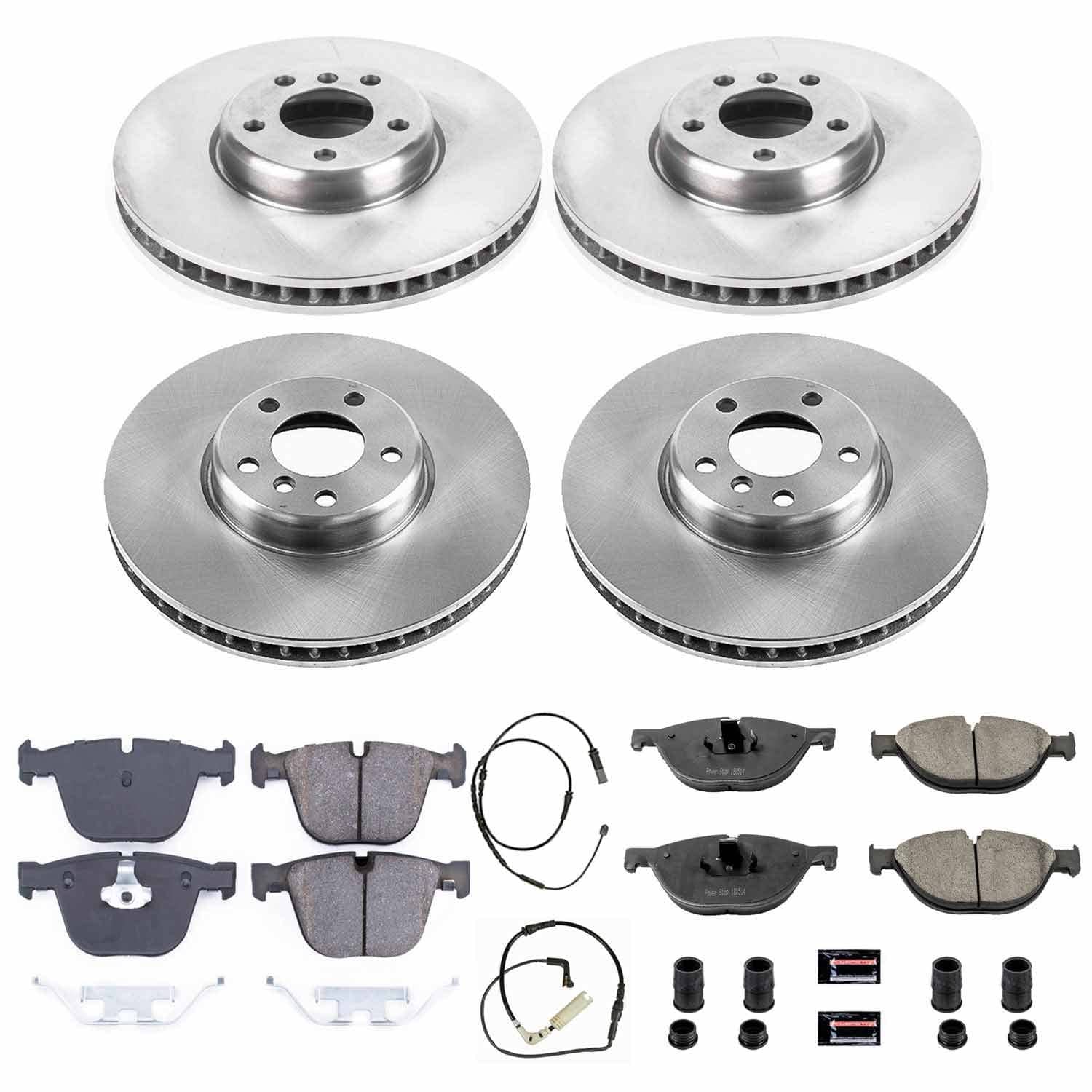 Power Stop - KOE6421 - Front and Rear - Disc Brake Pad and Rotor Kit