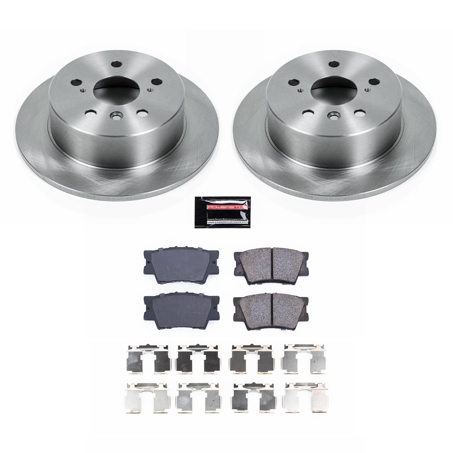 Power Stop - KOE6520 - Rear - Disc Brake Pad and Rotor Kit