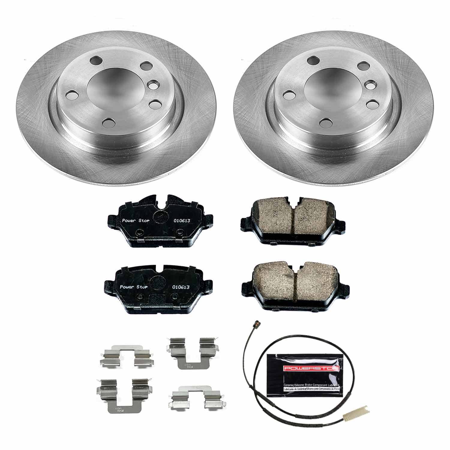 Power Stop - KOE6664 - Rear - Disc Brake Pad and Rotor Kit