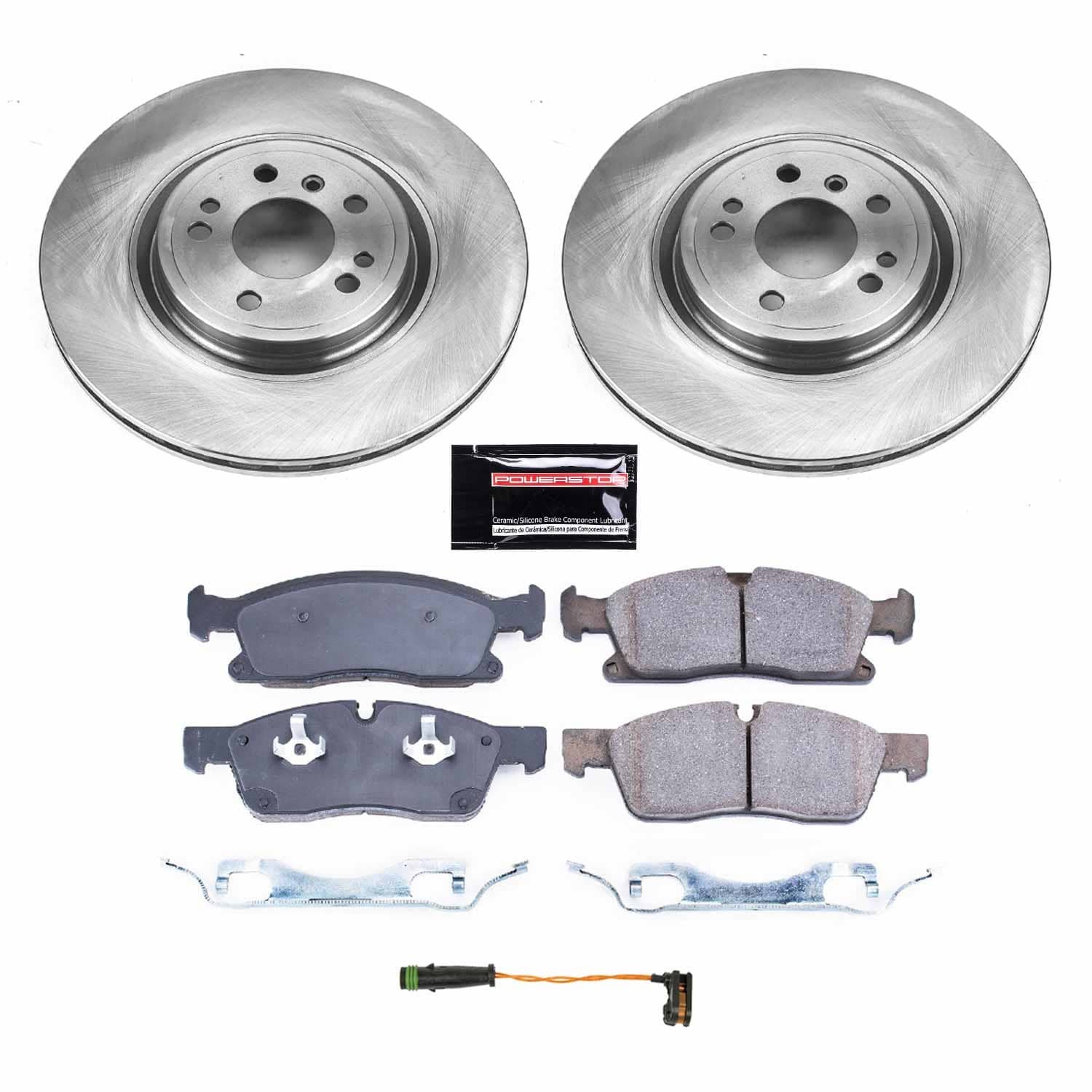 Power Stop - KOE6897 - Front - Disc Brake Pad and Rotor Kit