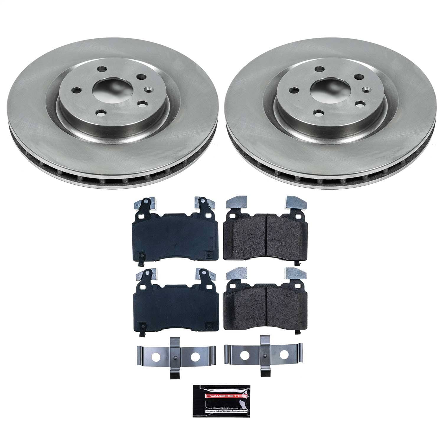 Power Stop - KOE7007 - Front - Disc Brake Pad and Rotor Kit