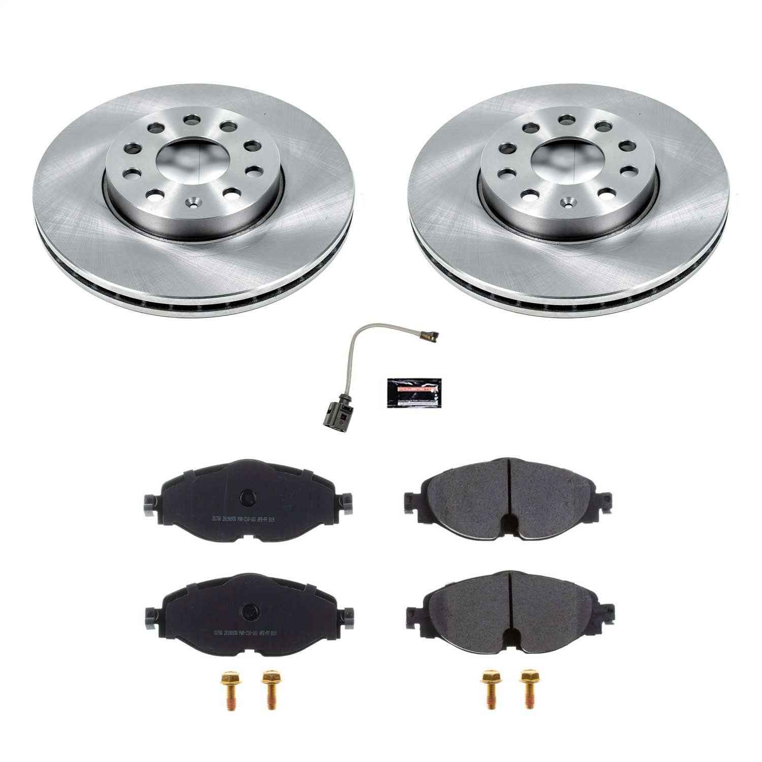 Power Stop - KOE7080 - Front - Disc Brake Pad and Rotor Kit