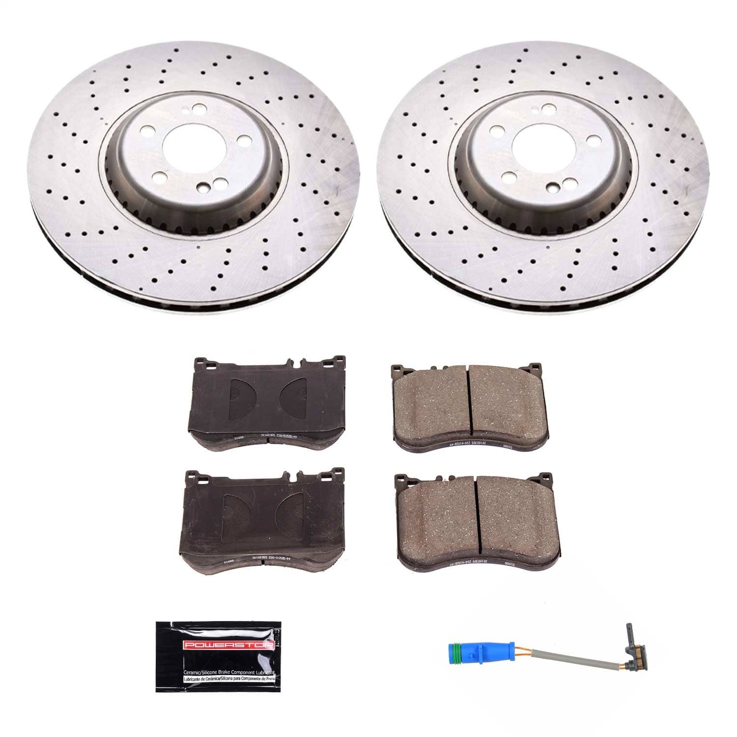 Power Stop - KOE7852 - Front - Disc Brake Pad and Rotor Kit