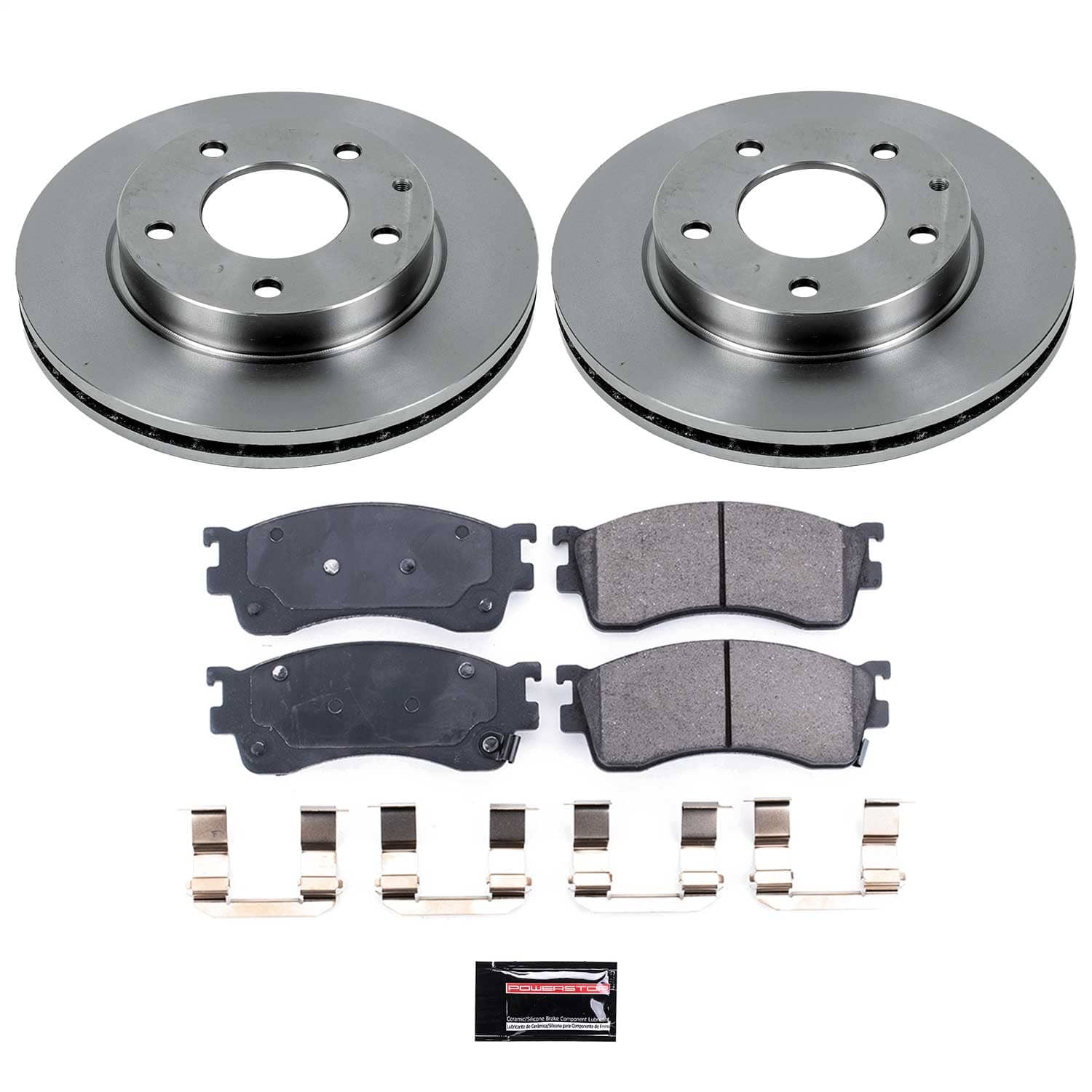 Power Stop - KOE788 - Front - Disc Brake Pad and Rotor Kit