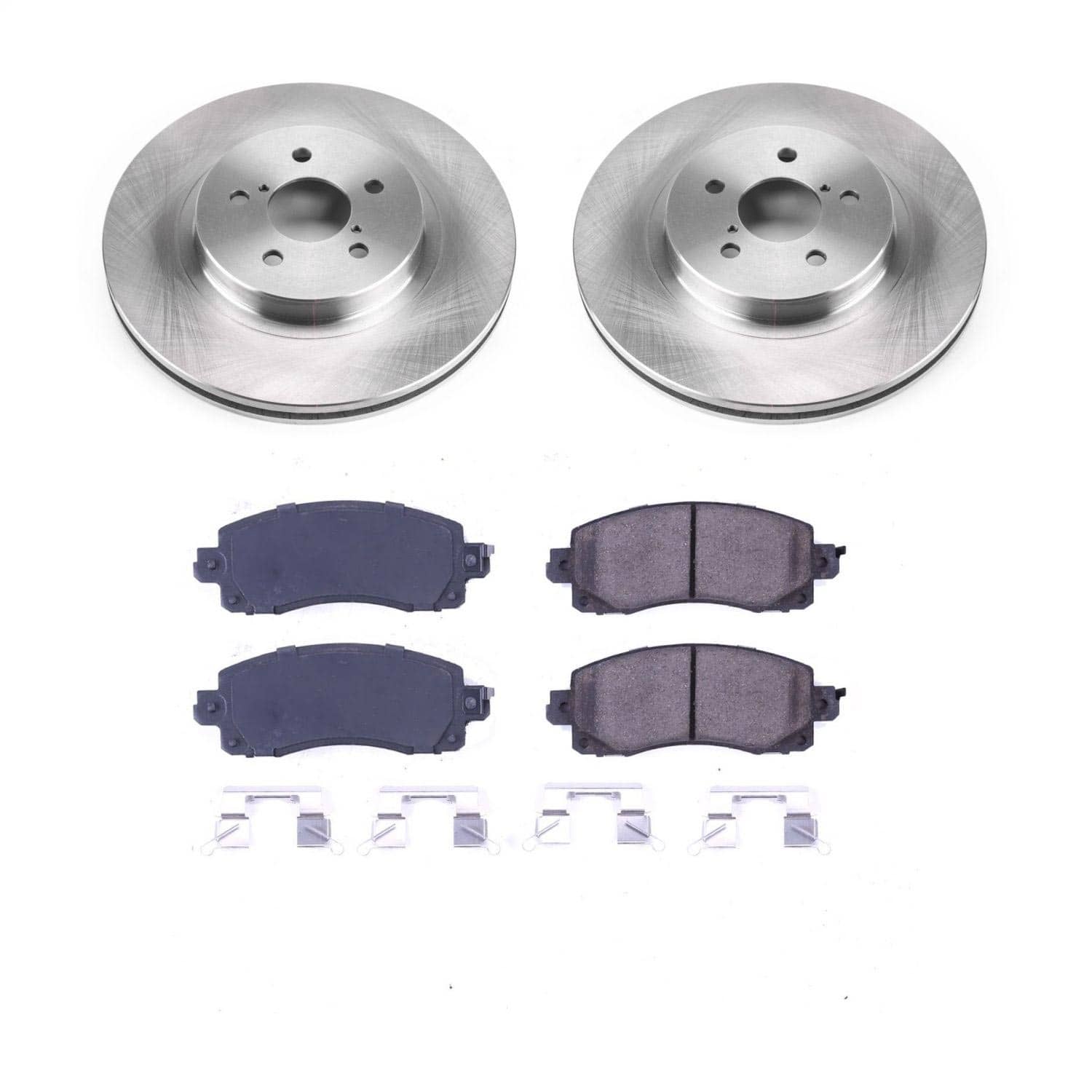 Power Stop - KOE7892 - Front - Disc Brake Pad and Rotor Kit