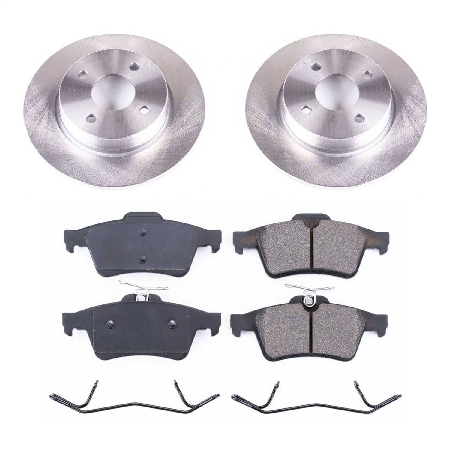 Power Stop - KOE7897 - Rear - Disc Brake Pad and Rotor Kit