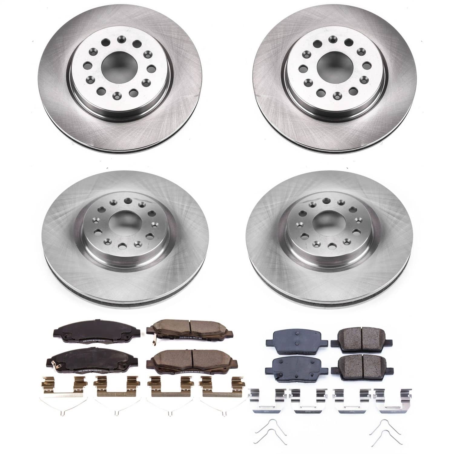 Power Stop - KOE7909 - Front and Rear - Disc Brake Pad and Rotor Kit