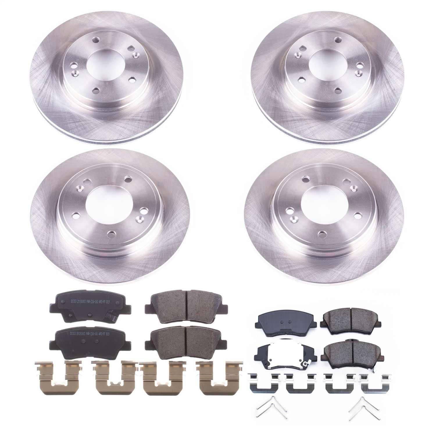 Power Stop - KOE7929 - Front and Rear - Disc Brake Pad and Rotor Kit