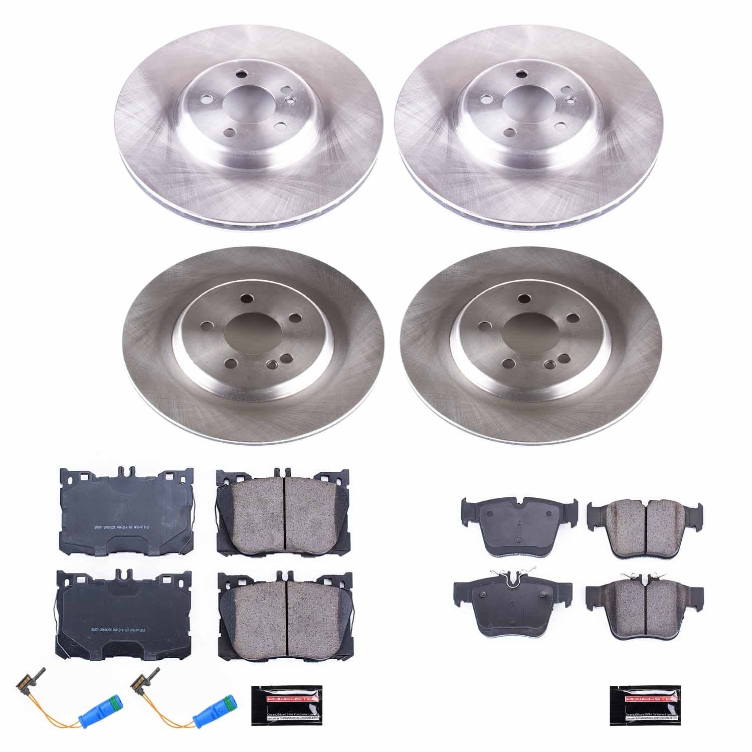 Power Stop - KOE7988 - Front and Rear - Disc Brake Pad and Rotor Kit