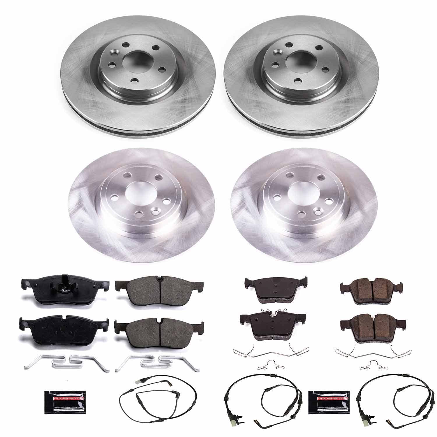 Power Stop - KOE7993 - Front and Rear - Disc Brake Pad and Rotor Kit