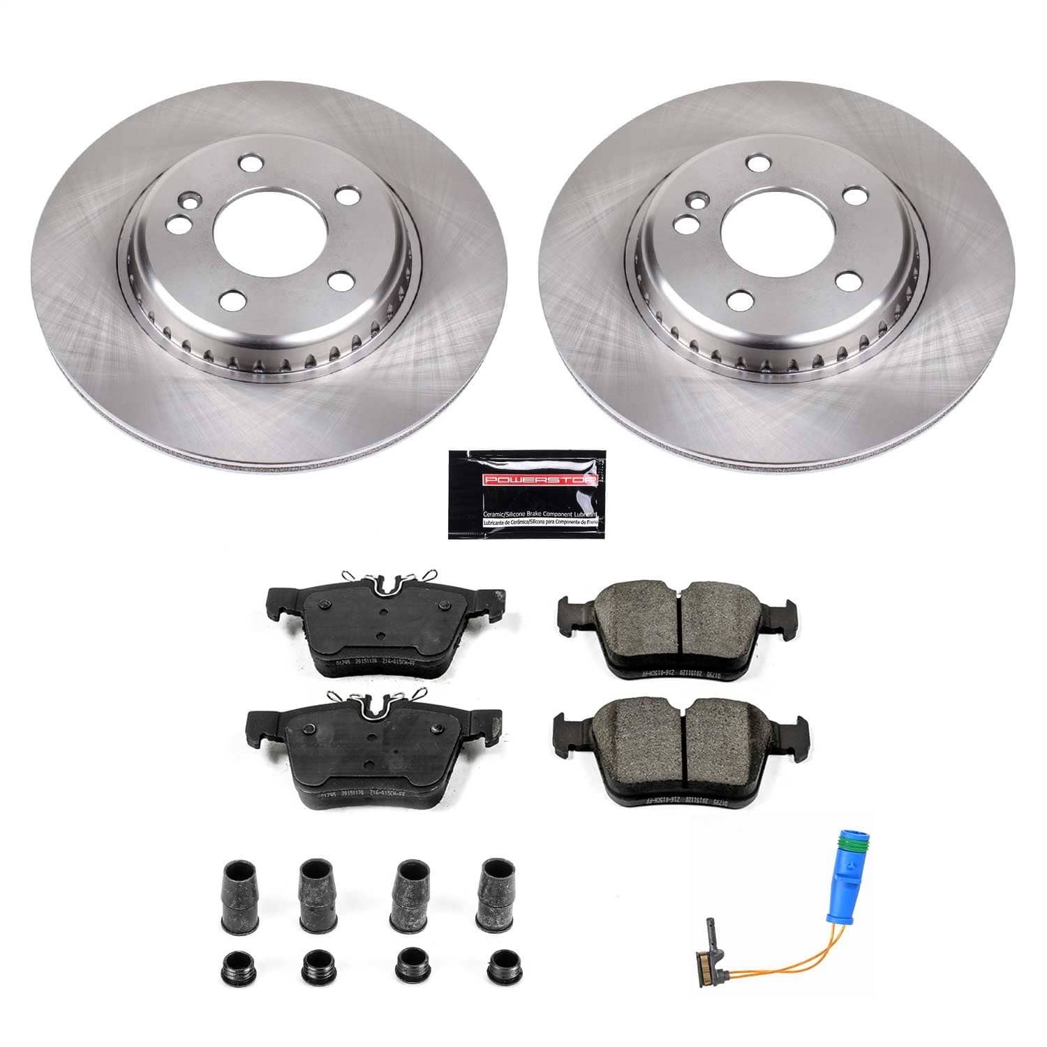 Power Stop - KOE8047 - Rear - Disc Brake Pad and Rotor Kit