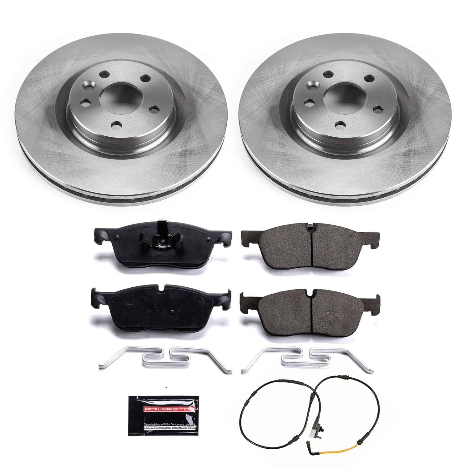 Power Stop - KOE8107 - Front - Disc Brake Pad and Rotor Kit
