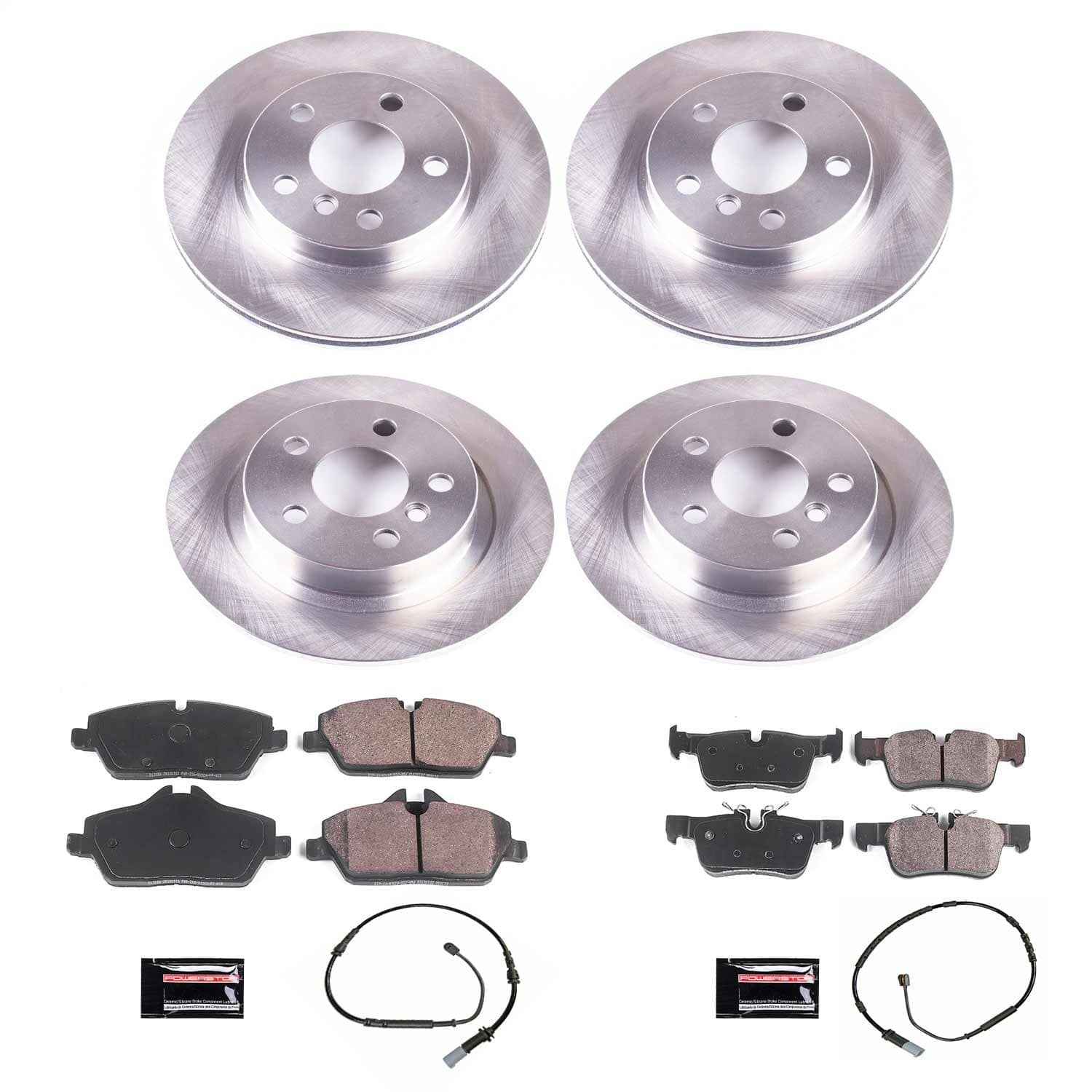 Power Stop - KOE8113 - Front and Rear - Disc Brake Pad and Rotor Kit