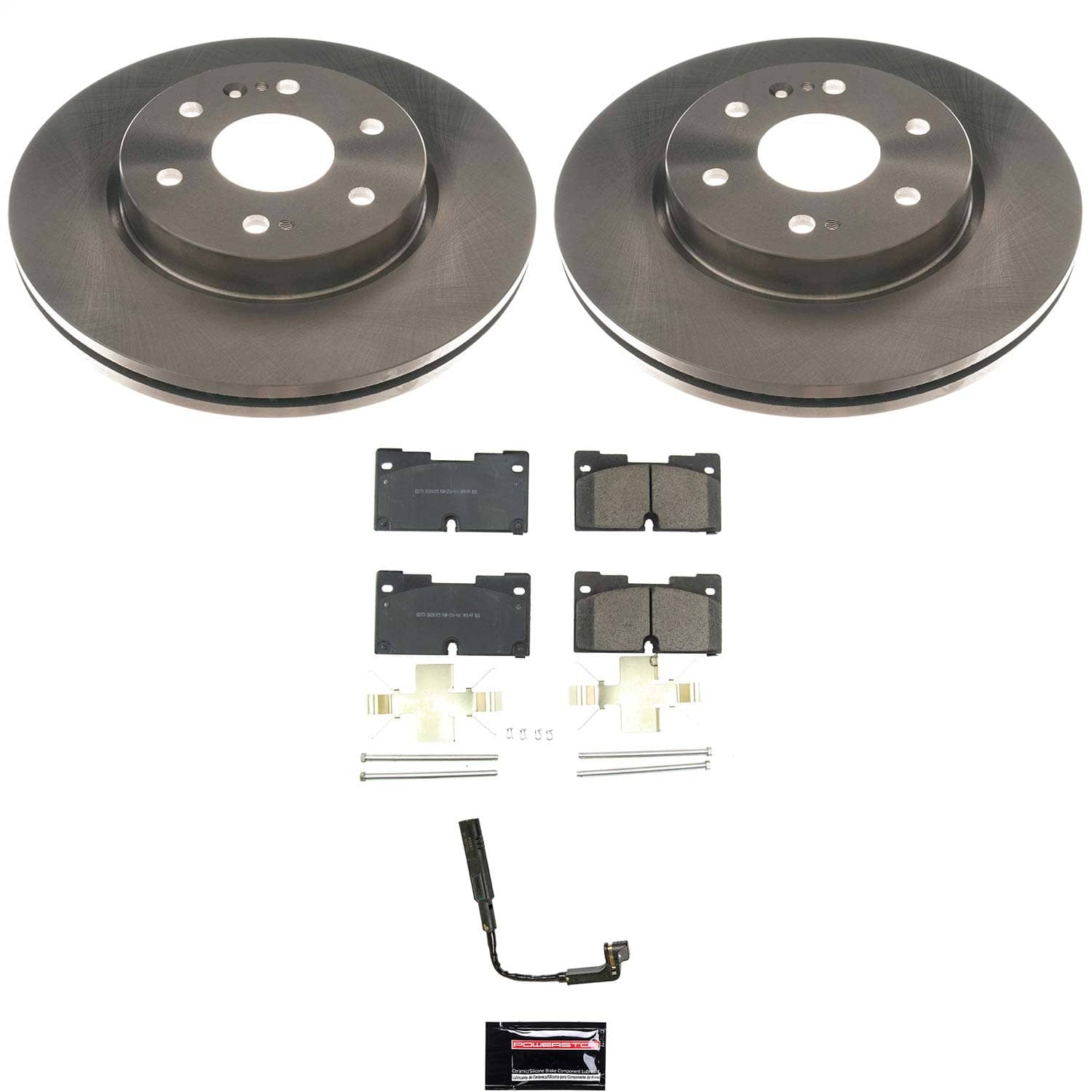 Power Stop - KOE8172 - Front - Disc Brake Pad and Rotor Kit