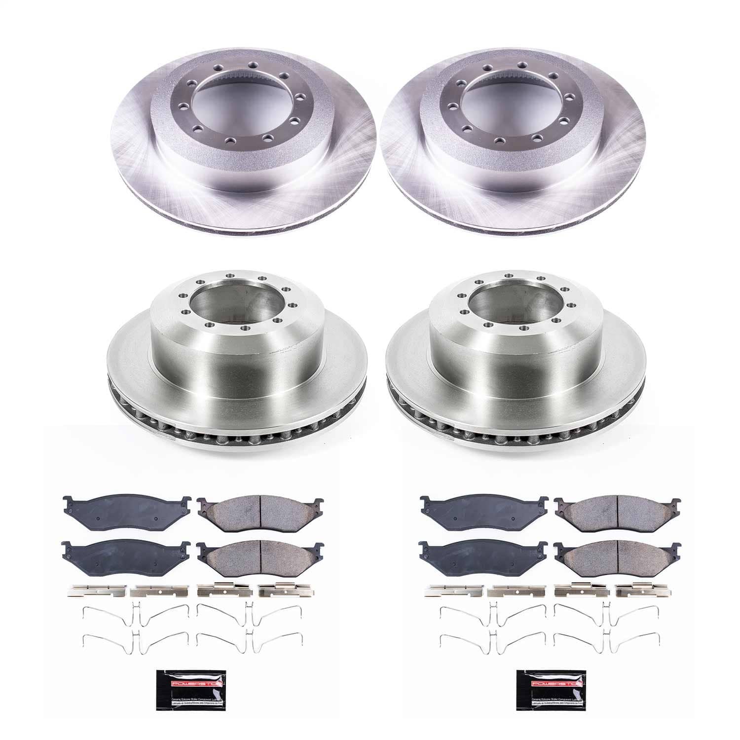 Power Stop - KOE8178 - Front and Rear - Disc Brake Pad and Rotor Kit