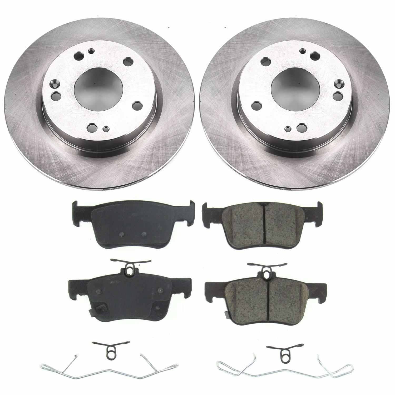 Power Stop - KOE8330 - Rear - Disc Brake Pad and Rotor Kit
