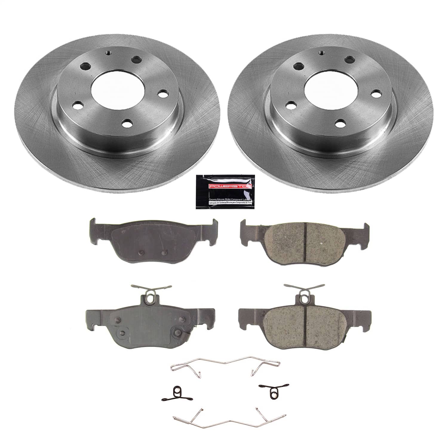 Power Stop - KOE8334 - Rear - Disc Brake Pad and Rotor Kit