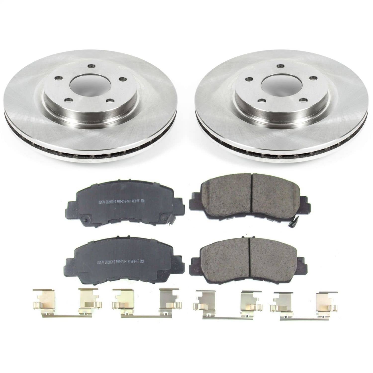 Power Stop - KOE8424 - Front - Disc Brake Pad and Rotor Kit