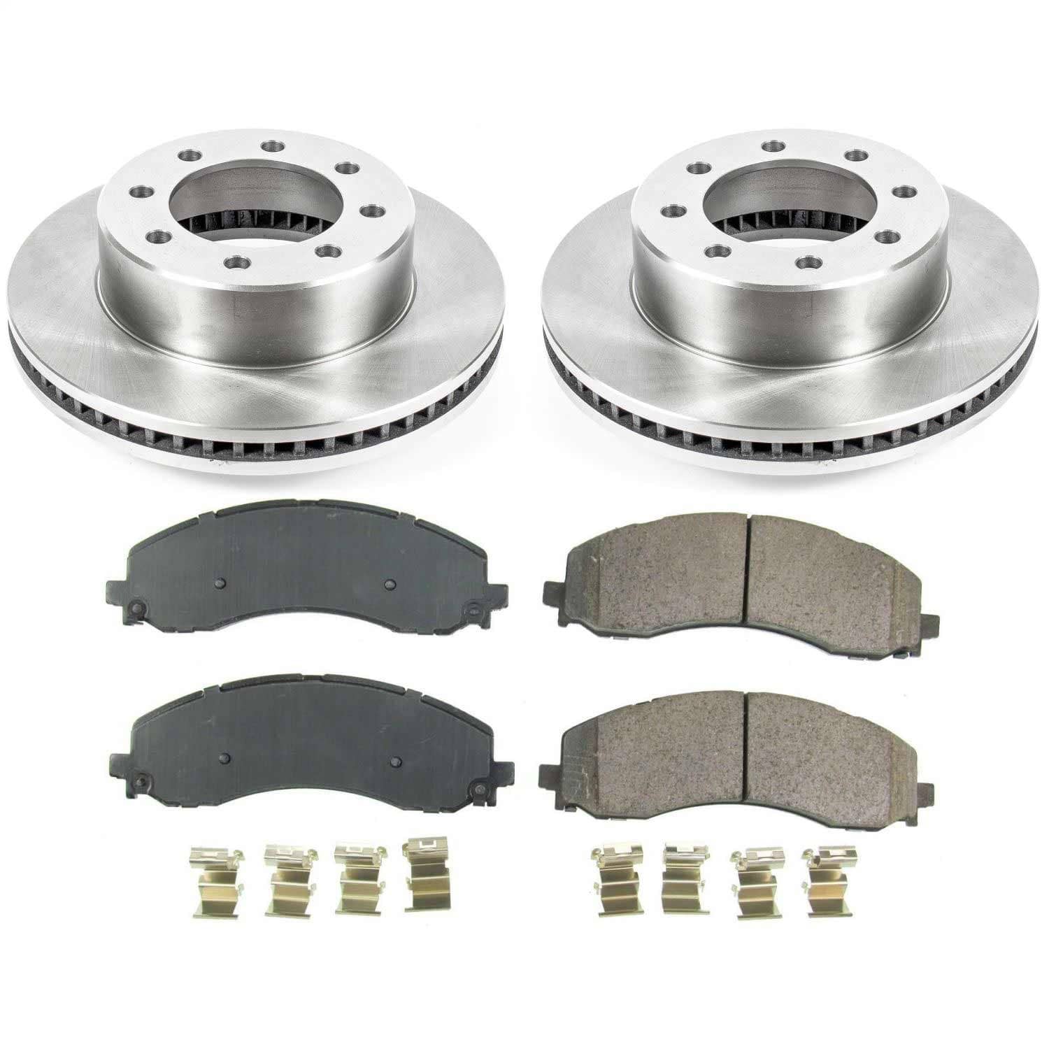 Power Stop - KOE8478 - Front - Disc Brake Pad and Rotor Kit