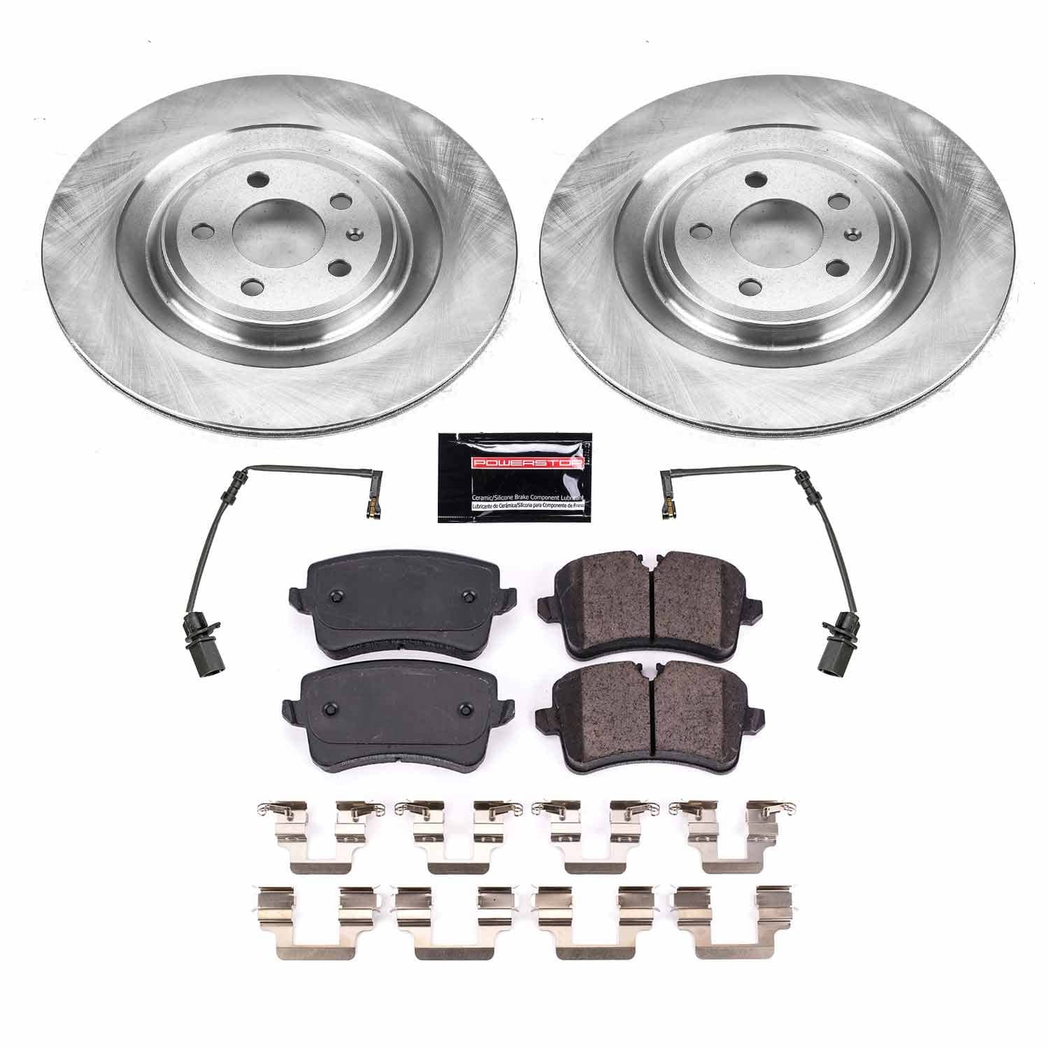 Power Stop - KOE8486 - Rear - Disc Brake Pad and Rotor Kit