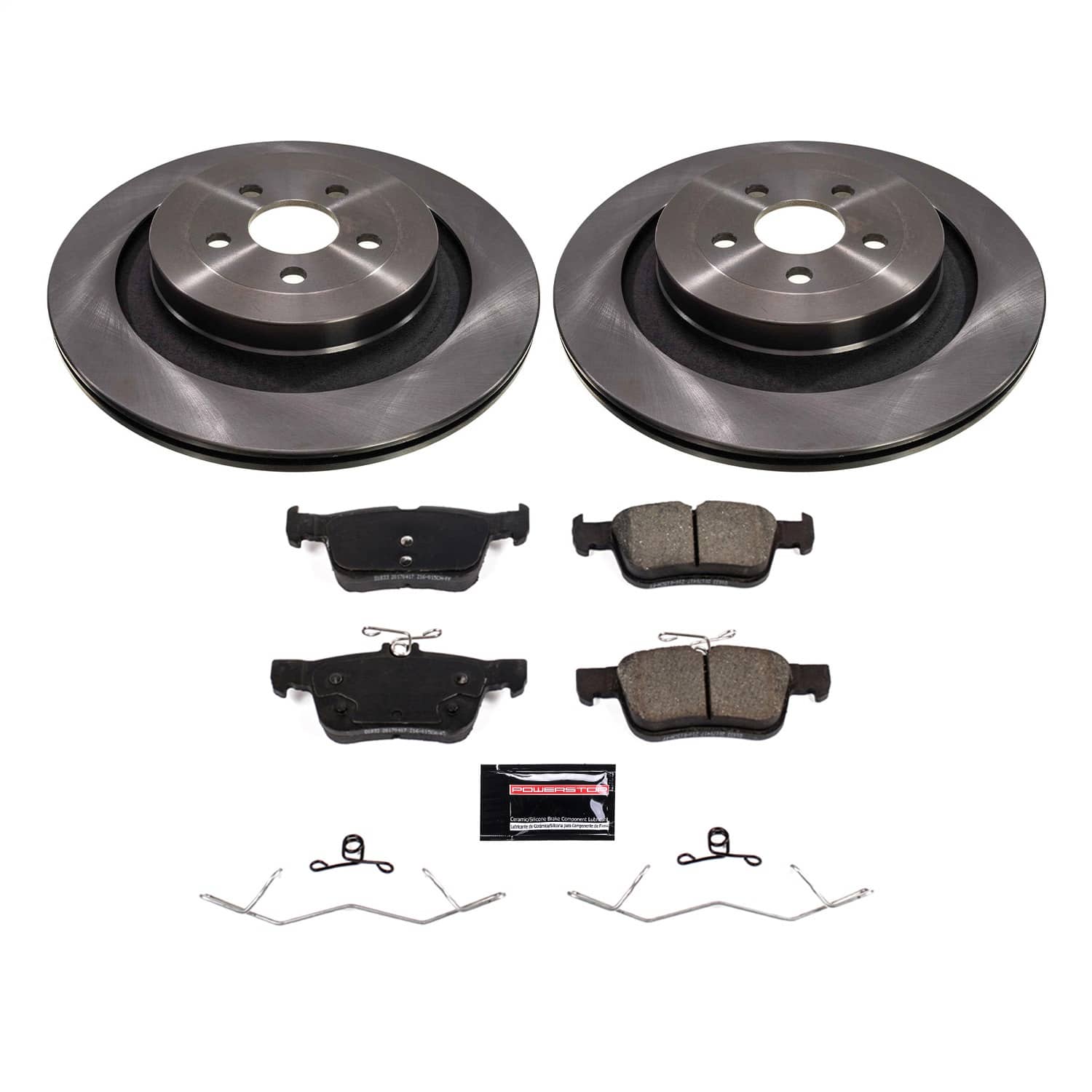 Power Stop - KOE8544 - Rear - Disc Brake Pad and Rotor Kit